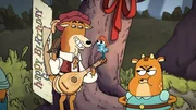 Bert (m.), Prince Ivandoe (r.)