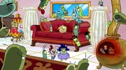 Mitte, vorne, v.li.: Plankton, Pa Plankton, Ma Plankton