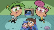 L-R: Cosmo, Poof, Timmy, Wanda