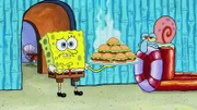 L-R: SpongeBob, Gary