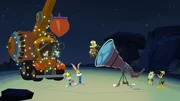 v.li.: Tweety, Lola Bunny, Bugs Bunny, Wile E. Coyote, Porky Pig, Daffy Duck