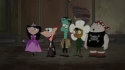 ISABELLA, PHINEAS, FERB, BALJEET, BUFORD