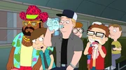 Vorne, v.li.: Principal Lewis, Snot, Marty, Steve Vorne, v.li.: Principal Lewis, Snot, Marty, Steve