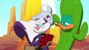 v.li: Fifi La Fume, Plucky Duck