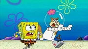 L-R: SpongeBob, Sandy