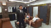 Servet braucht einen Anzug und hat sich zur Verstärkung Loredana und Florian mitgenommen