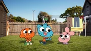 l-r: Darwin Watterson, Gumball Watterson, Anais Watterson l-r: Darwin Watterson, Gumball Watterson, Anais Watterson