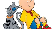 Caillou und sein Kater Gilbert.
