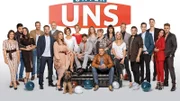 V.l.: Linda König, Alexander Milo, Antonia Michalsky, Patrick Müller, Ben Ruedinger, Luca Maric, Claudelle Deckert, Petra Blossey, Astrid Leberti, Milos Vukovic, Sharon Berlinghoff, Andrea Brix, Kai Noll, Tabea Heynig, Isabell Hertel, Jens Hajek, Lars Steinhöfel, Timothy Boldt, Yannik Meyer, Valea Scalabrino, Benjamin Heinrich und Hund Stinker