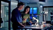 CSI Dr. Gil Grissom (William Petersen), CSI Sara Sidle (Jorja Fox)