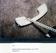 Beweismittel - Festnetztelefon-Hörer