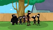 Buford Van Stomm, Baljeet Tjinder, Isabella Garcia-Shapiro, Candace Flynn, Phineas Flynn, Ferb Fletcher