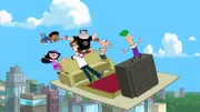 ISABELLA, BALJEET, DAD, BUFORD, PHINEAS, FERB