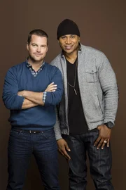 (4. Staffel) - Ermitteln in einer Undercovereinheit in Los Angeles, die dem Naval Criminal Investigative Service angeh&ouml;rt: Special Agent G. Callen (Chris O'Donnell, l.) und Special Agent Sam Hanna (LL Cool J, r.) ...