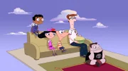 BALJEET, ISABELLA, PHINEAS, DAD, BUFORD
