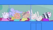 v.li.: Suzy Sheep, Emily Elephant, Candy Cat, Pedro Pony, Rebecca Rabbit, Richard Rabbit, Zoë Zebra