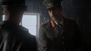 REENACTMENT- Deutsche Offiziere sprechen über den Angriff auf eine von französischen Widerstandskämpfern gehaltene Stellung.