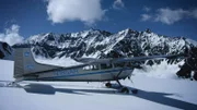 Das Flugzeug, das die Ermittler benutzen.