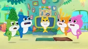Grandpa Shark, Daddy Shark, William, Baby Shark, Grandma Shark, Mommy Shark