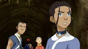 L-R: Sokka, Aang, Katara