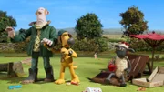 Gut für Shaun: Der Farmer sieht nichts mehr mit der alten Brille. Schlecht für Shaun: Bitzer will eine neue bestellen.