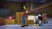 L-R: Goofy, Mickey Mouse