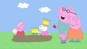 v.li.: Peppa Pig, Suzy Sheep, George Pig, Daddy Pig, Mummy Pig