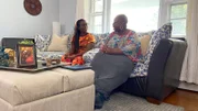 Tiffany and Nya sitting in Room