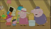 v.li.: George Pig, Peppa Pig, Granny Pig, Grandpa Pig