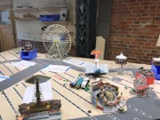 Various models for the amusement park.