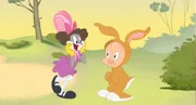 v.li.: Bugs Bunny, Elmer Fudd