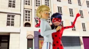 Marinette Dupain-Cheng (re.) und Adrien Agreste