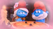 Träumer Schlumpf glaubt an die große Liebe und wettet mit Muffi, dass sich Papa Schlumpf und Schlumpfhilde ineinander verlieben werden.
