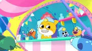 L-R: William, Baby Shark, Hank, Goldie