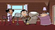 v.li.: The Great Eduardo, Mr. Bean, Mrs. Wicket