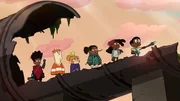 v.li.: Xavier, J.P., Kelsey, Mortimor (oben), Omar, Maya, Craig