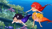 Die drei Meerjungfrauen Cleo, Rikki und Emma