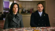 L-R:  Dr. Joan Watson (Lucy Liu) and Sherlock Holmes (Jonny Lee Miller)