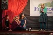L-R: Deb Adler (Kathryn Renée Thomas), Caroline Watson (Kate Lambert), Cecilia Cannon (Caitlin Barlow), Mary Louise Bennigan (Katie O'Brien).