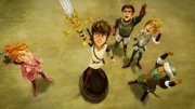 Das Zauberschwert Excalibur bestimmt die Thronfolge.© SWR/Blue Spirit Productions/TéléTOON+/Canal+ - Honorarfreie Verwendung gemäß AGB im redaktionellen Zusammenhang mit genannter Sendung bei Nennung "Bild: SWR/Blue Spirit Productions/TéléTOON+/Canal+". Andere Verwendung nur nach Absprache. KiKA Unternehmenskommunikation - bildredaktion@kika.de Telefon: +49.361.218-1826