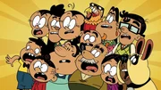 L-R: CJ, Carlota, Carl, Bobby, Rosa, Maria, Sergio, Carlitos, Hector, Frida, Ronnie Anne, Carlos, Lalo