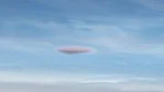 UFO von Air France Flug aus gesehen.