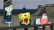 v.li.: Fishmael Tentacles, Captain SpongeHab, Pat-Buck Star