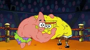 L-R: Patrick, SpongeBob