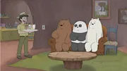 v.li.: Ranger Norm, Grizzly Bear, Panda Bear, Ice Bear