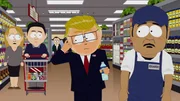 Mr. Garrison (m.), Eduardo (r.)