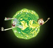 Rick (l), Morty (r)