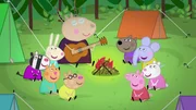 v.li. Zoe Zebra, Candy Cat, Rebecca Rabbit, Pedro Pony, Madame Gazelle, Zoe Zebra, Danny Dog, Peppa Pig, Emily Elephant, Suzy Sheep