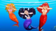 Ein schriller, ohrenbetäubender Ton unter Wasser verursacht bei den Meerjungfrauen Emma, Cleo und Rikki (v.l.n.r.) Ohrenschmerzen. Und nicht nur bei ihnen!