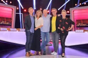 Eine Produktion des SWR in Zusammenarbeit mit UFA Show & Factual. v.li. Pierre M. Krause, Kim Fisher, Mike Krüger, Michael Antwerpes und Ursula Cantieni.